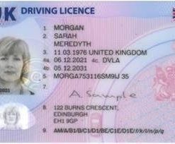 Buy British drivers licence