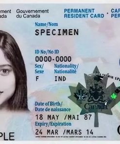 Buy Fake Canadian Resident card