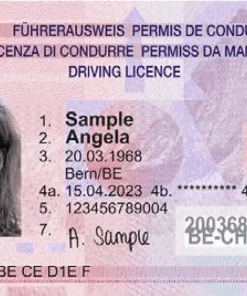 Buy Swiss Driving License
