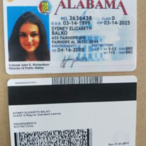 Buy Alabama Driver's License and ID Card