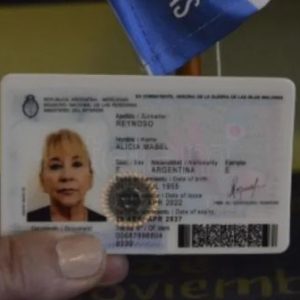 Argentina ID Card new