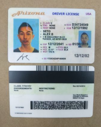 Buy Arizona Driver's License and ID Card