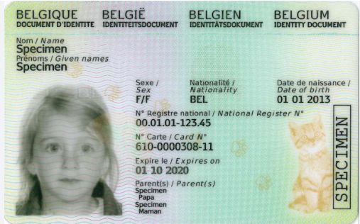 Buy Belgium ID Card