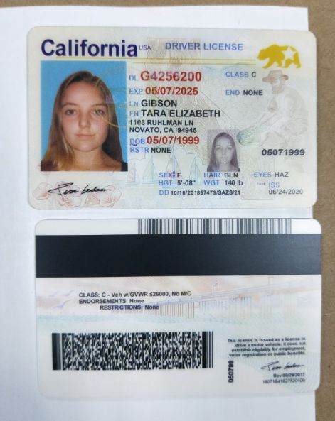 Buy California Driver's License and ID Card