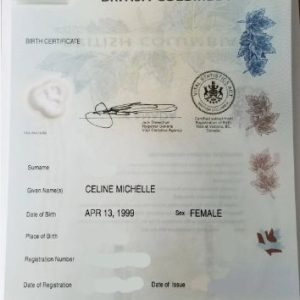 Buy Birth certificate in Canada