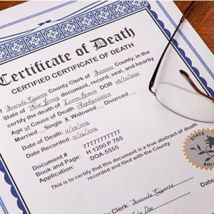Buy Death Certificate Online