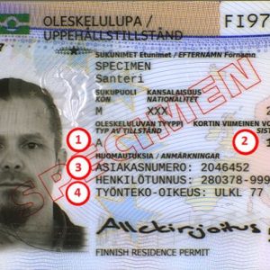 Buy Finland Residence Permit Card