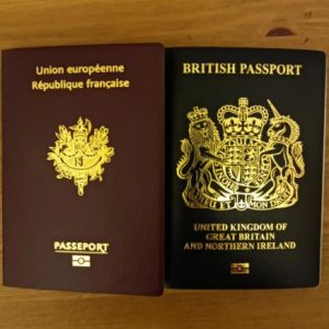 Real French passport