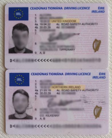 Buy Ireland Driver's License