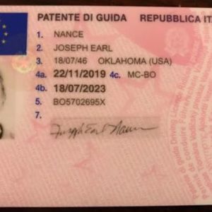 Buy Italy Driver's License