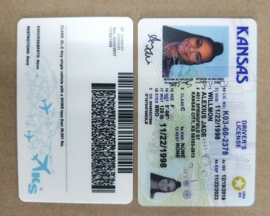 Buy Kansas Driver's License and ID Card