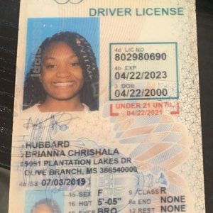 Mississippi Driver’s License ID Card