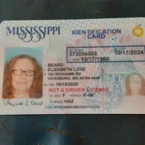 Buy Mississippi Driver's License and ID Card