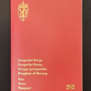 Norway Passport Original