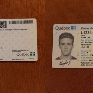 Quebec Driver’s Licence