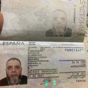 Buy original Spain passport