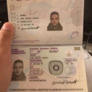 Fake Sweden passport