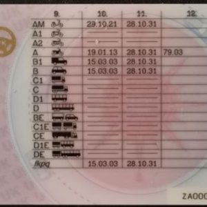 Buy UK driver license back